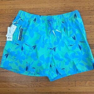 NWT Southern Tide Men's Blossom Bay Swim Trunk - L